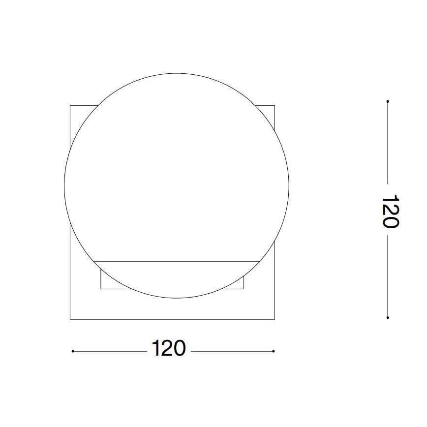 Ideal Lux - LED bordslampa ANGOLO 1xG9/3W/230V mässing