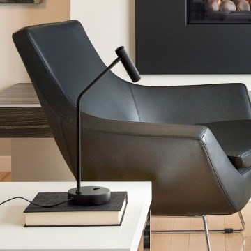 Ideal Lux - LED bordslampa EASY LED/3,5W/230V CRI 90 svart