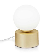 Ideal Lux - LED bordslampa PERLAGE 1xG9/3W/230V guld/vit