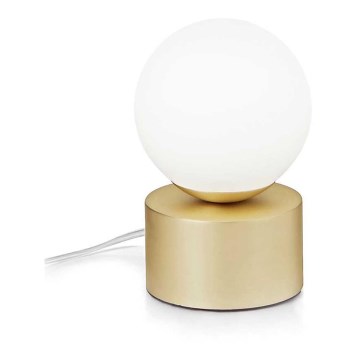 Ideal Lux - LED bordslampa PERLAGE 1xG9/3W/230V guld/vit