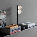 Ideal Lux - LED bordslampa PING PONG 2xLED/3W/230V CRI 90 svart