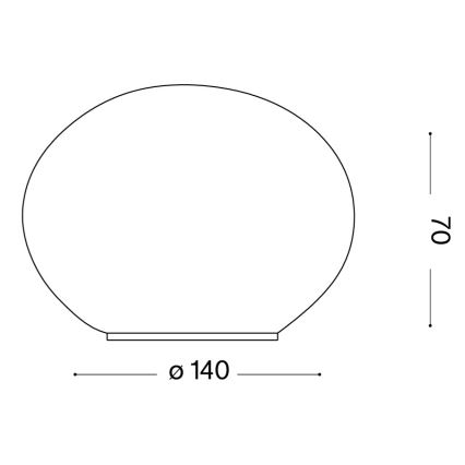 Ideal Lux - LED bordslampa SMARTIES 1xG9/3W/230V Ø 14 cm vit