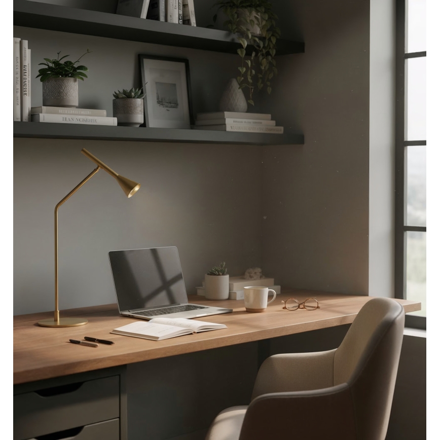 Ideal Lux - LED ljusreglerad bordslampa touch DIESIS LED/6,5W/230V CRI 90 guld