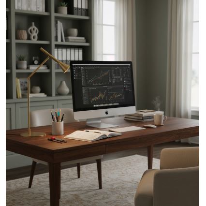 Ideal Lux - LED ljusreglerad bordslampa touch DIESIS LED/6,5W/230V CRI 90 guld