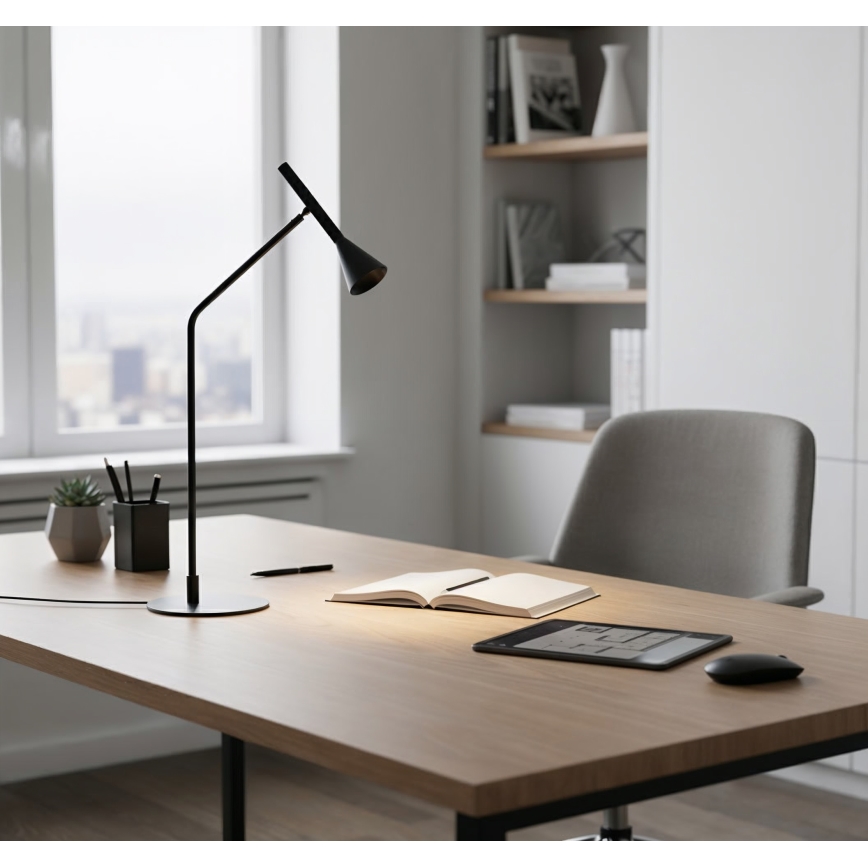 Ideal Lux - LED ljusreglerad bordslampa touch DIESIS LED/6,5W/230V CRI 90 svart