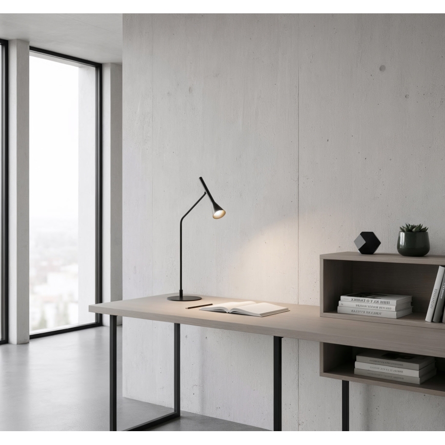 Ideal Lux - LED ljusreglerad bordslampa touch DIESIS LED/6,5W/230V CRI 90 svart