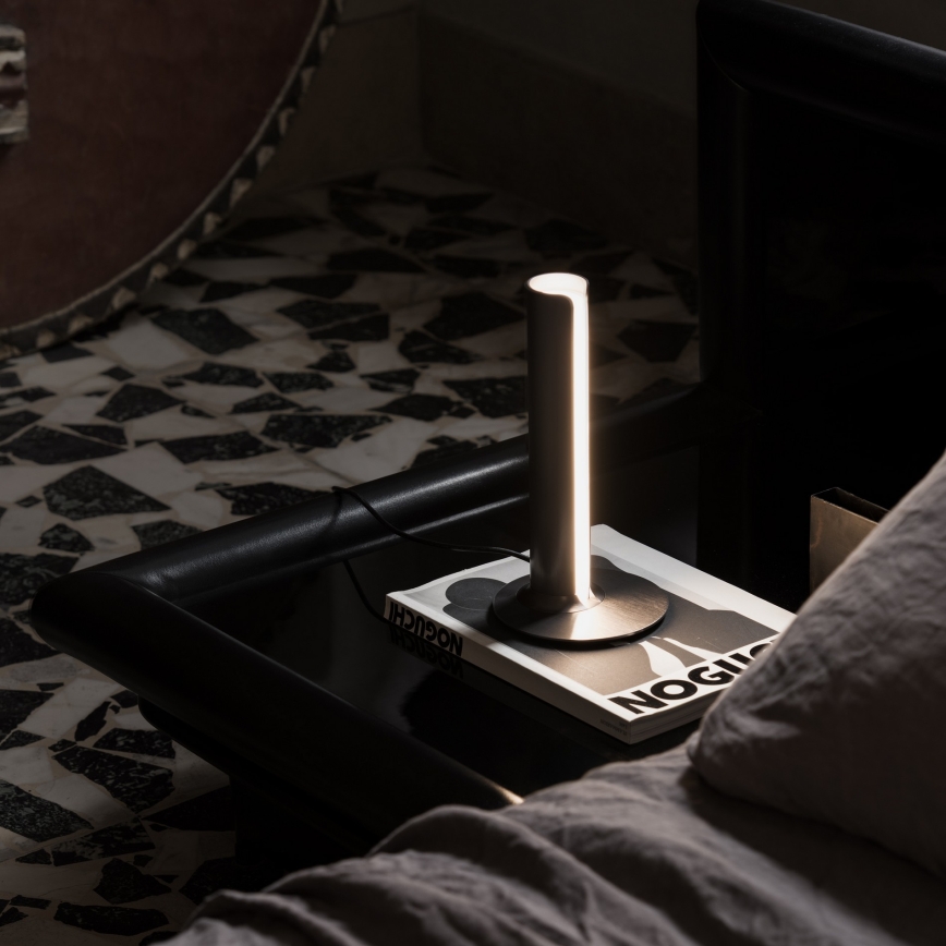 Ideal Lux - LED dimbar bordslampa DORICA LED/8W/230V CRI 90 svart