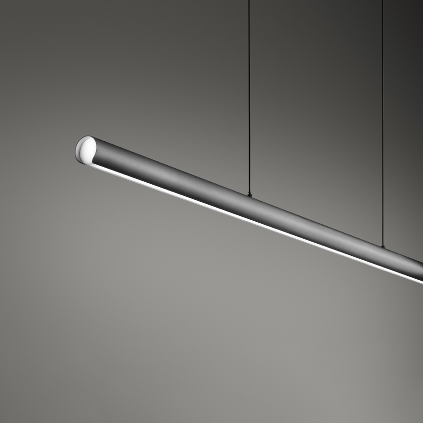 Ideal Lux - Dimmbar LED-pendel på vajer DORICA LED/35W/230V CRI 90 140 cm grå