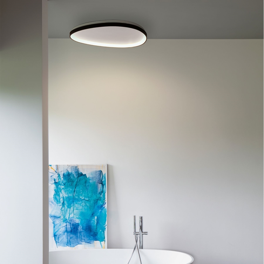 Ideal Lux - LED Dimbar taklampa GEMINI LED/42W/230V diameter 81 cm CRI 90 svart