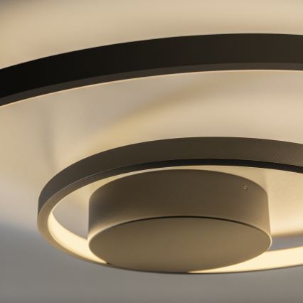 Ideal Lux - LED Dimbar taklampa OZ LED/48W/230V diameter 60 cm CRI 90 svart