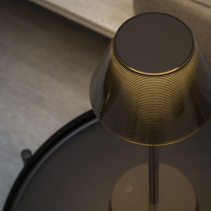 Ideal Lux - LED Dimbara Touchlampan LOLITA LED/2,8W/5V 2200 mAh IP54 brun