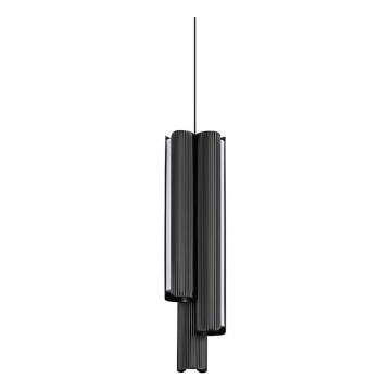 Ideal Lux - LED-dimmbar pendellampa med vajer DORICA 3xLED/9W/230V CRI 90 Ø 9,5 cm svart