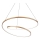 Ideal Lux - LED-dimmbar pendellampa med vajer OZ LED/48W/230V Ø 60 cm CRI 90 guld