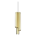 Ideal Lux - LED-dimmbar pendellampa på vajer DORICA 3xLED/9W/230V CRI 90 Ø 9,5 cm mässing
