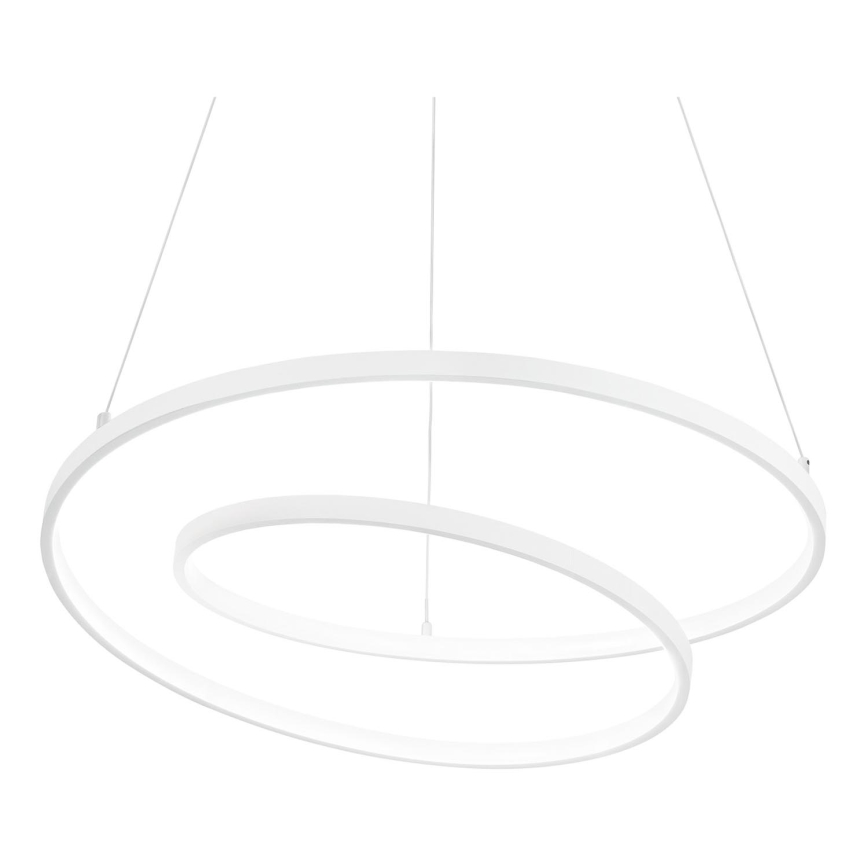 Ideal Lux - LED-dimmbar takpendel på vajer OZ LED/55W/230V Ø 80 cm CRI 90 vit