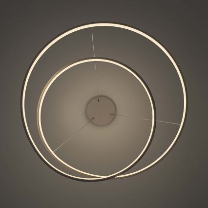 Ideal Lux - LED-dimmbar takpendel på vajer OZ LED/55W/230V Ø 80 cm CRI 90 vit