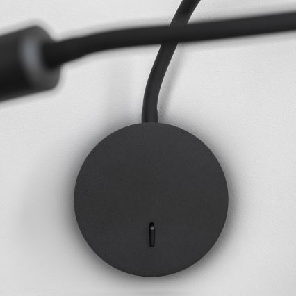 Ideal Lux - LED Flexibel liten lampa FOCUS LED/3,5W/230V CRI 90 svart