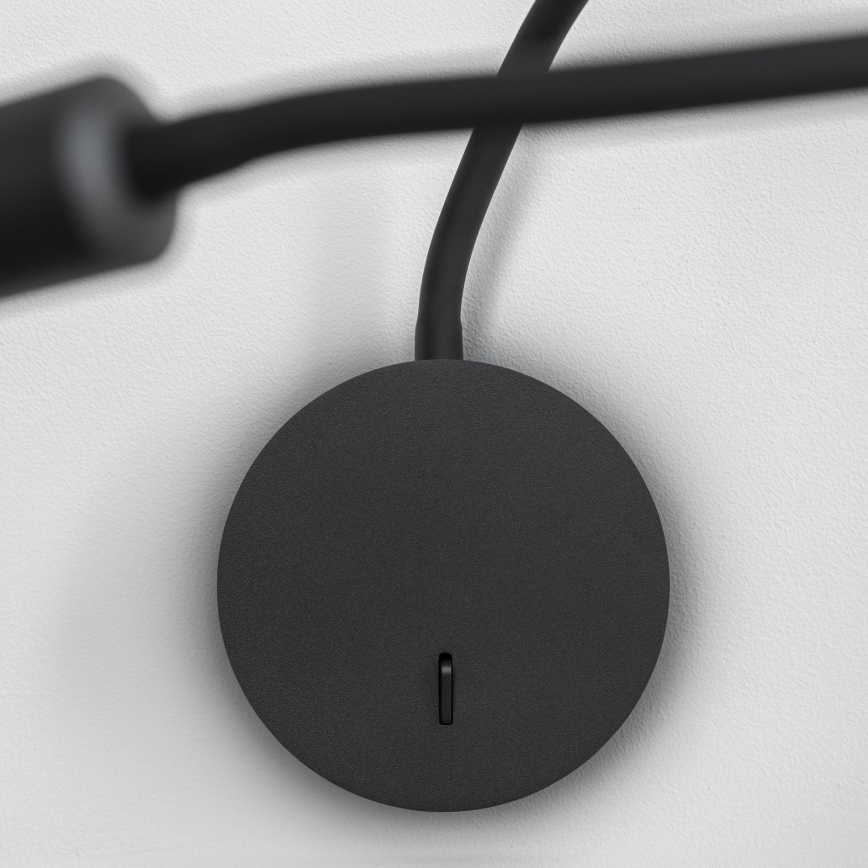 Ideal Lux - LED Flexibel liten lampa FOCUS LED/3,5W/230V CRI 90 svart