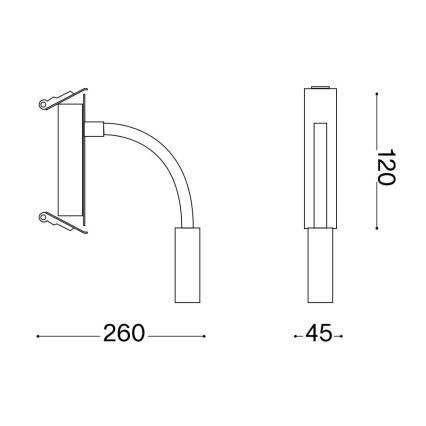 Ideal Lux - LED Flexibel små lampor IO LED/3W/230V CRI 90 vit