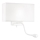 Ideal Lux - LED Flexibel vägglampa HOTEL 1xE27/60W/230V + LED/1,5W vit