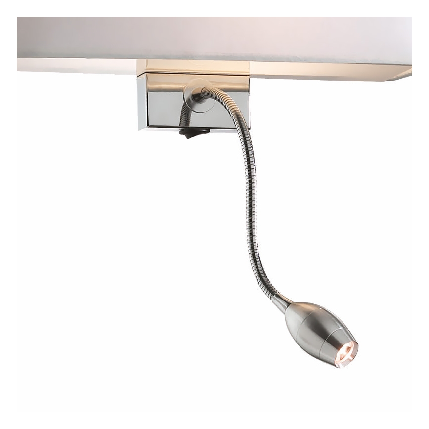 Ideal Lux - LED Flexibel vägglampa HOTEL 1xE27/60W + LED/1,5W/230V