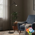 Ideal Lux - LED golvlampa DIESIS LED/4,5W/230V CRI 95 svart