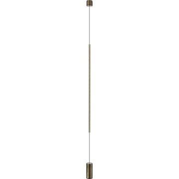 Ideal Lux - LED golvlampa FILO LED/14W/230V 3000K CRI 90 mässing