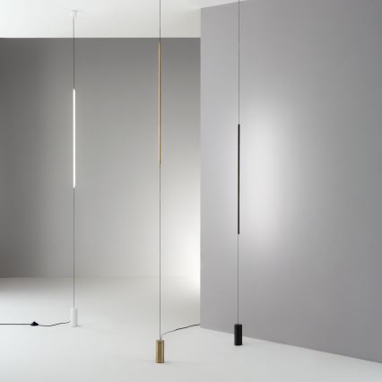 Ideal Lux - LED golvlampa FILO LED/14W/230V 3000K CRI 90 mässing