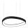 Ideal Lux - LED-hänglampa med kabel GEMINI LED/36W/230V 2700K Ø 42,5 cm CRI 90 svart