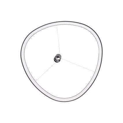 Ideal Lux - LED-hänglampa på vajer GEMINI LED/78W/230V 2700K Ø 105 cm CRI 90 svart