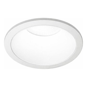 Ideal Lux - LED infälld badrumsarmatur GAME TRIM LED/11W/230V 3000K CRI 90 Ø 8,5 cm IP65 vit