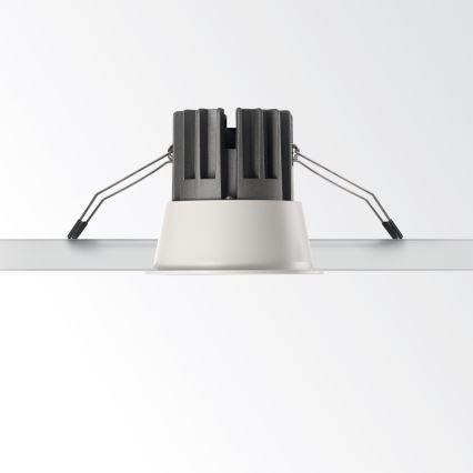 Ideal Lux - LED infälld takarmatur GAME TRIM LED/11W/230V 2700K CRI 90 Ø 8,5 cm IP40 vit