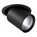 Ideal Lux - LED-infälld spotlampa NOVA LED/30W/230V 3000K CRI 90 diam. 15,4 cm svart