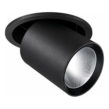 Ideal Lux - LED-infälld spotlampa NOVA LED/30W/230V 3000K CRI 90 diam. 15,4 cm svart
