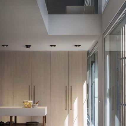 Ideal Lux - LED infälld downlight NOVA LED/20W/230V 4000K CRI 90 Ø 15,4 cm svart