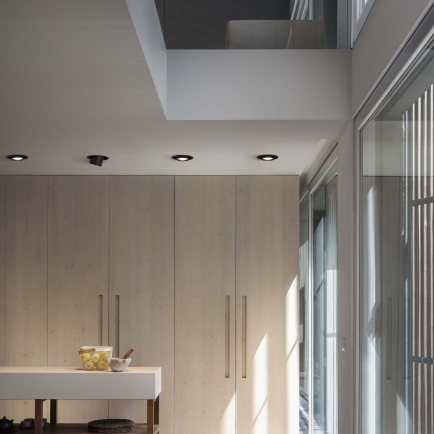 Ideal Lux - LED infälld downlight NOVA LED/20W/230V 4000K CRI 90 Ø 15,4 cm svart