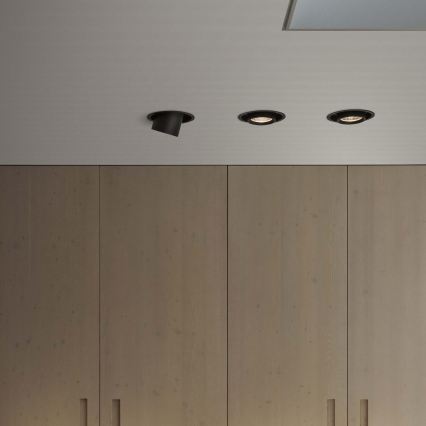 Ideal Lux - LED-infälld spotlampa NOVA LED/30W/230V 3000K CRI 90 diam. 15,4 cm svart