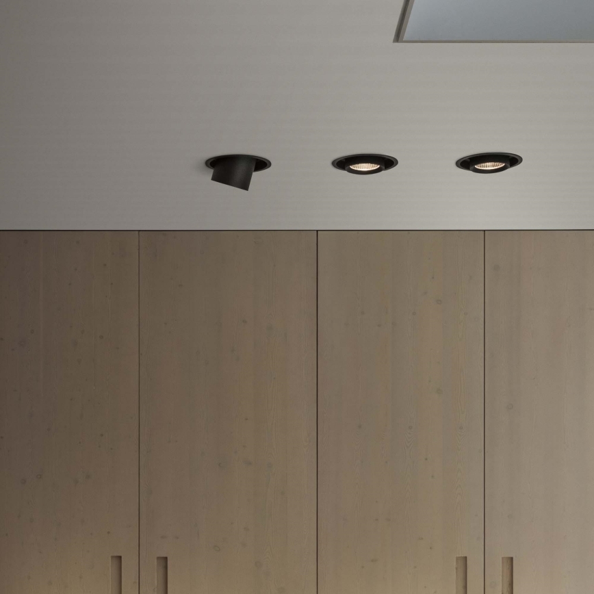 Ideal Lux - LED-infälld spotlampa NOVA LED/30W/230V 3000K CRI 90 diam. 15,4 cm svart