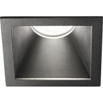 Ideal Lux - LED infälld takarmatur GAME TRIM LED/11W/230V 3000K CRI 90 8,4x8,4 cm IP40 svart