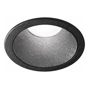 Ideal Lux - LED infälld takarmatur GAME TRIM LED/11W/230V 3000K CRI 90 Ø 8,5 cm IP40 svart