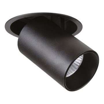 Ideal Lux - LED infälld takspotlight NOVA LED/12W/230V 4000K CRI 90 Ø 10 cm svart