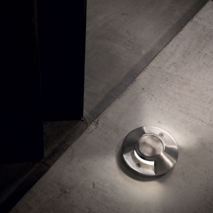 Ideal Lux - LED infälld körbar markarmatur ROCKET LED/3W/230V CRI 90 IK08 IP67 matt krom