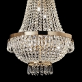Ideal Lux - LED-kristallkrona, kedjehängd CAESAR 12xG9/3W/230V Ø 55 cm, guld