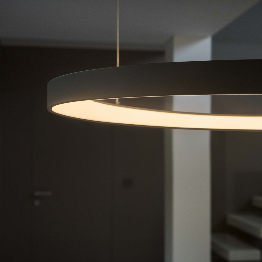 Ideal Lux - LED-hänglampa med kabel GEMINI LED/36W/230V 2700K Ø 42,5 cm CRI 90 svart