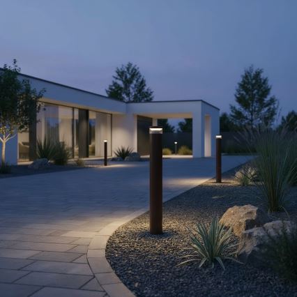 Ideal Lux - LED-lampa för utomhusbruk BOEING LED/14W/230V 100 cm CRI 90 IP65 brun