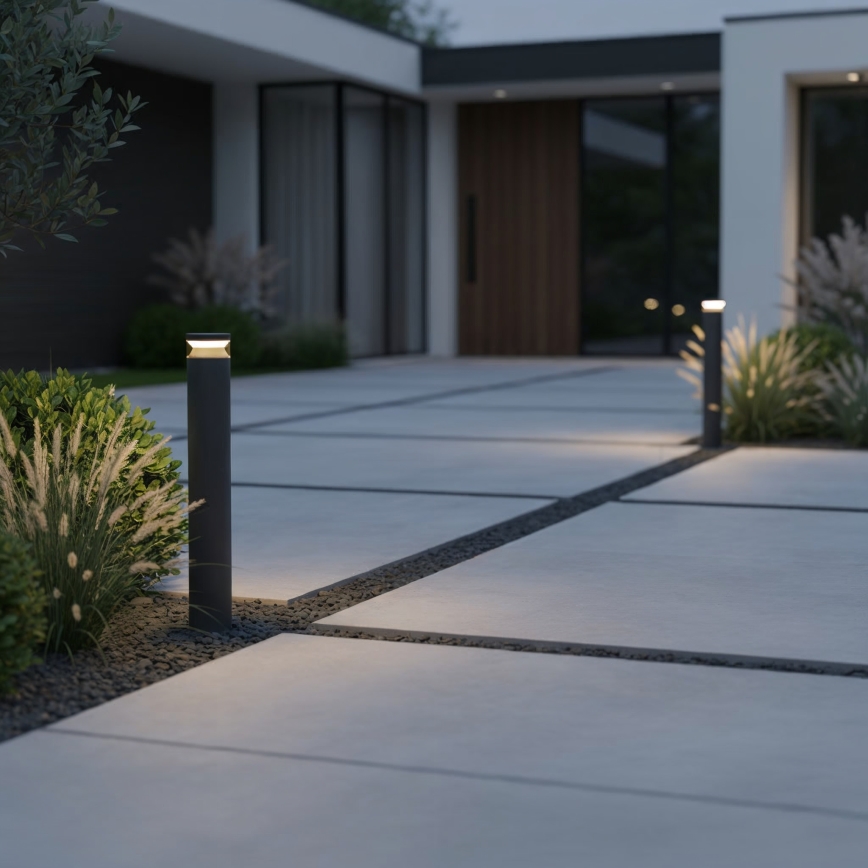 Ideal Lux - LED-lampa för utomhusbruk BOEING LED/14W/230V 100 cm CRI 90 IP65 svart