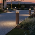 Ideal Lux - LED-lampa för utomhusbruk BOEING LED/14W/230V 40 cm CRI 90 IP65 brun