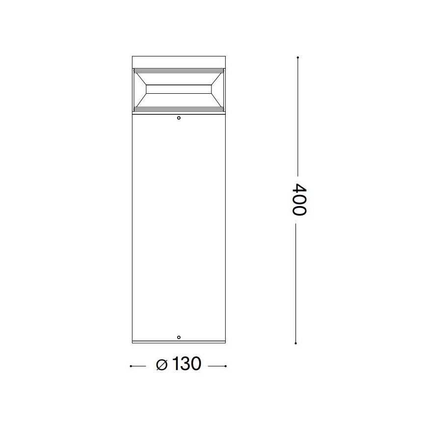 Ideal Lux - LED-lampa för utomhusbruk BOEING LED/14W/230V 40 cm CRI 90 IP65 antracit