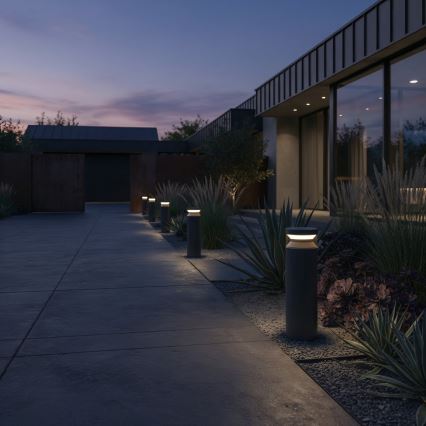 Ideal Lux - LED-lampa för utomhusbruk BOEING LED/14W/230V 40 cm CRI 90 IP65 svart