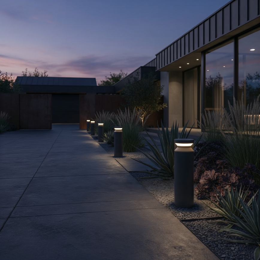 Ideal Lux - LED-lampa för utomhusbruk BOEING LED/14W/230V 40 cm CRI 90 IP65 svart